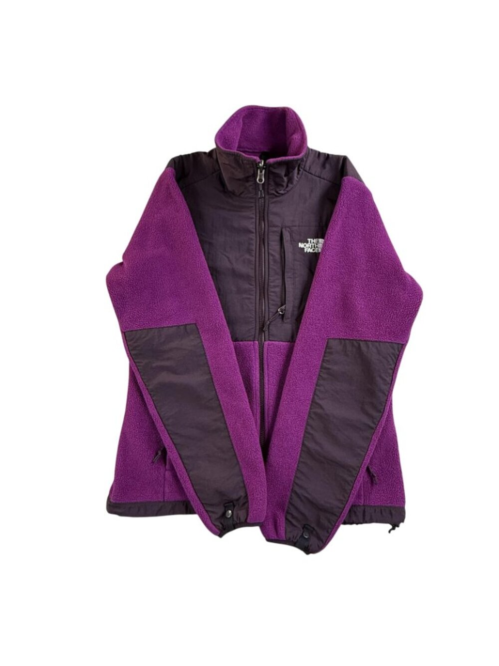 The North Face Jacket Women Small Purple Denali Polartec Fleece Full Zip Outdoor - Picture 9 of 16